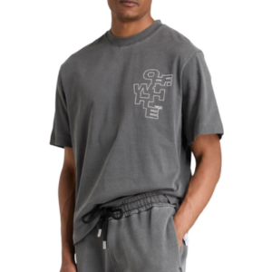 Off-White Logo Print Cotton Jersey T-Shirt