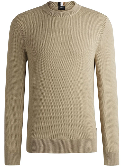 Boss Micro-Structured Crewneck Sweater
