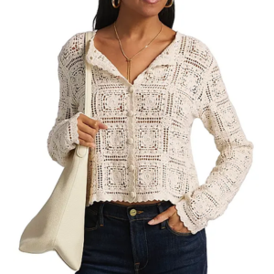 Frame The Crocheted Cardigan