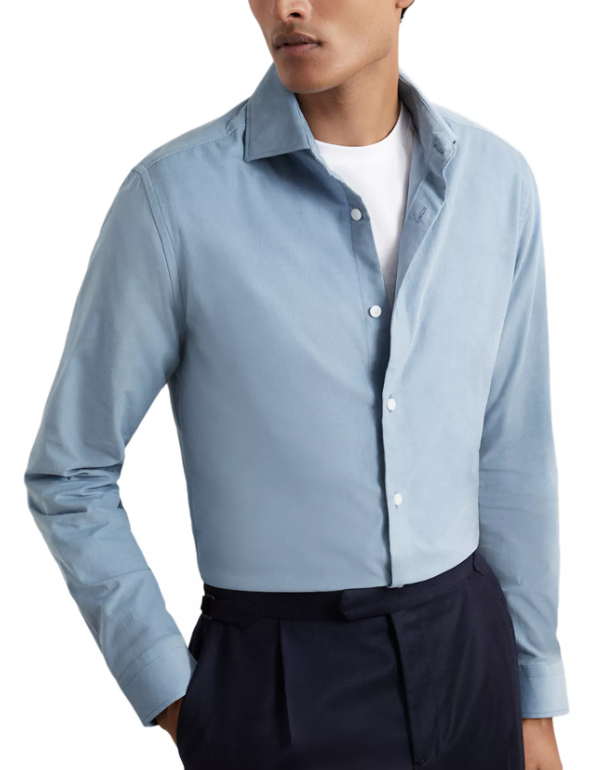 Reiss Fine Corduroy Button Front Shirt