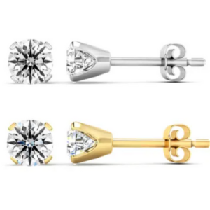Nearly 3/4Ct Diamond Stud Earrings