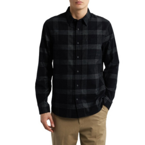 Vince Plaid Corduroy Button-Up Shirt